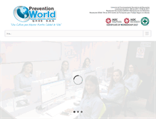 Tablet Screenshot of preventionworld.org